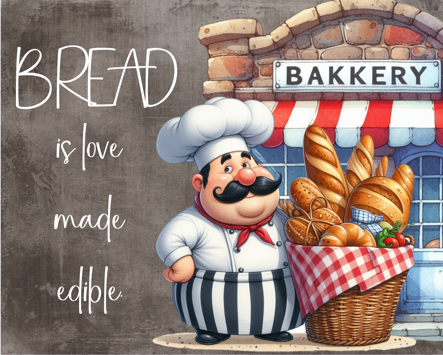 Ceramic Tile Fat Chef