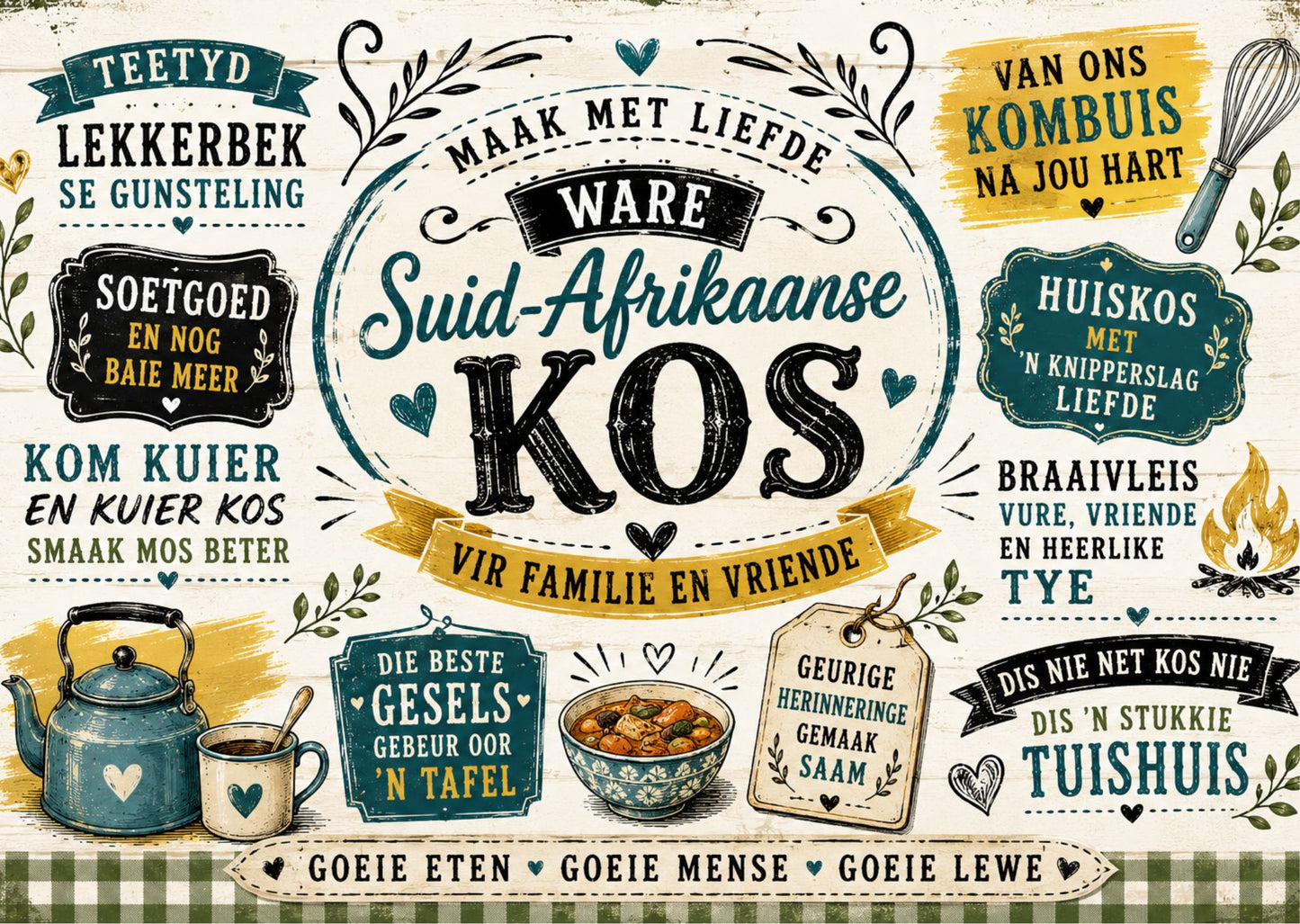 Pot Holder South African Words