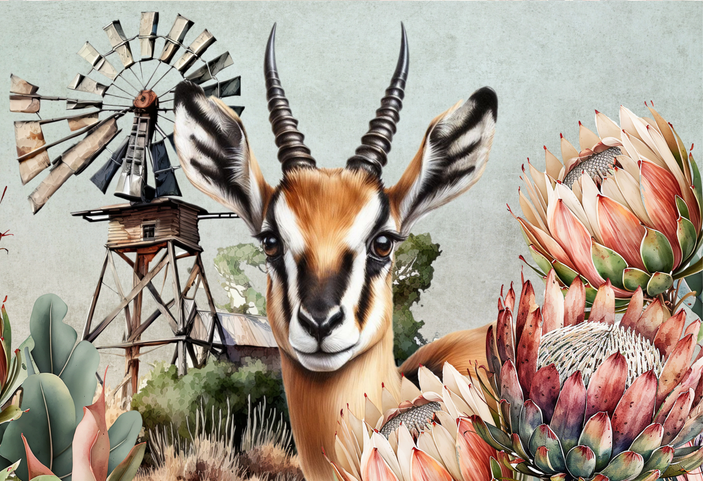 Pot Holder Springbuck