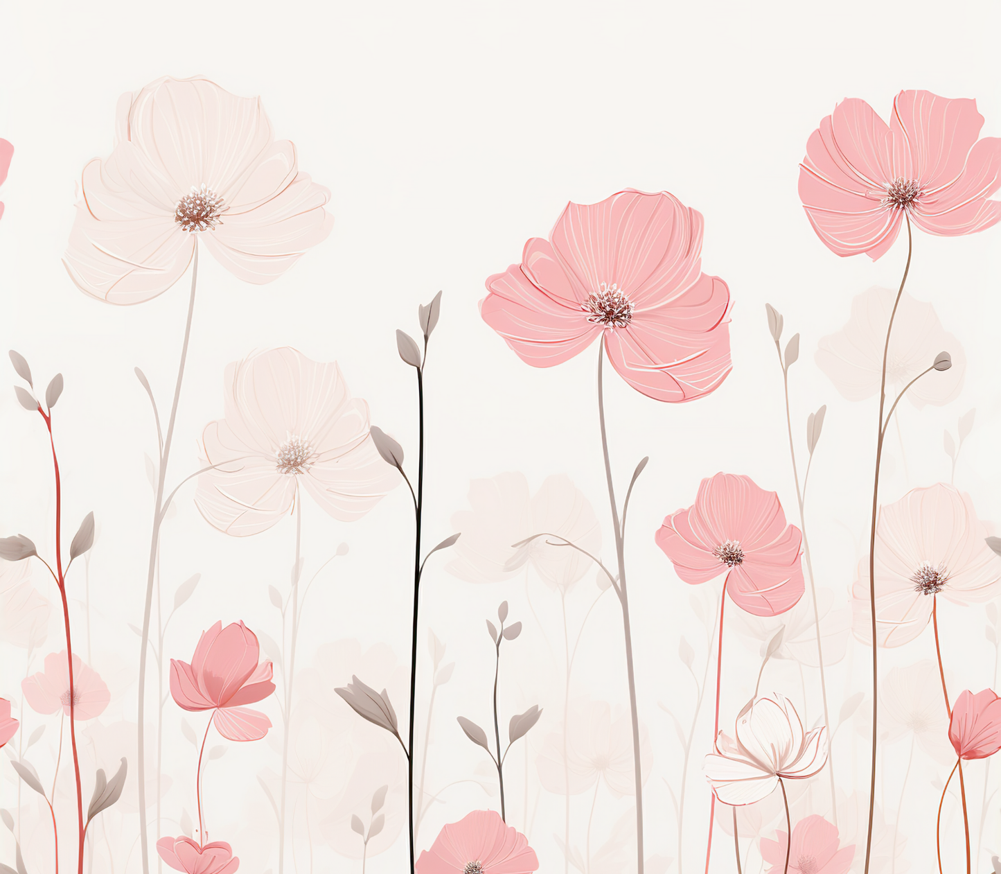 Skinny Tumbler 20oz - Flowers