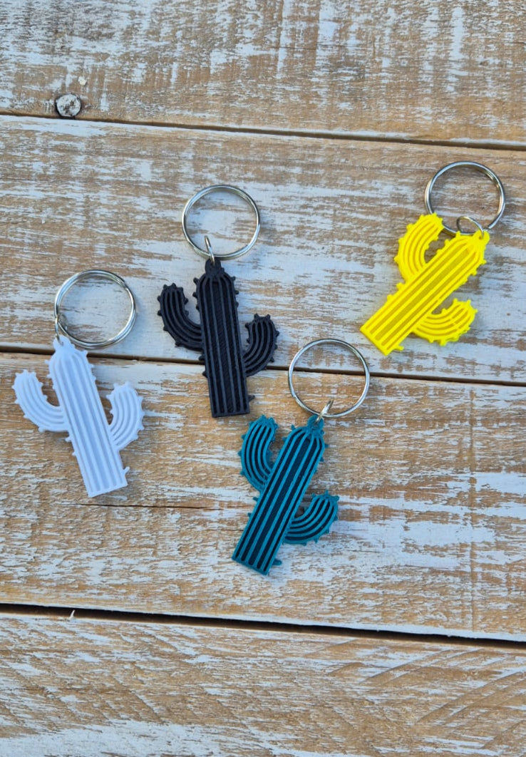 Cactus Keyring