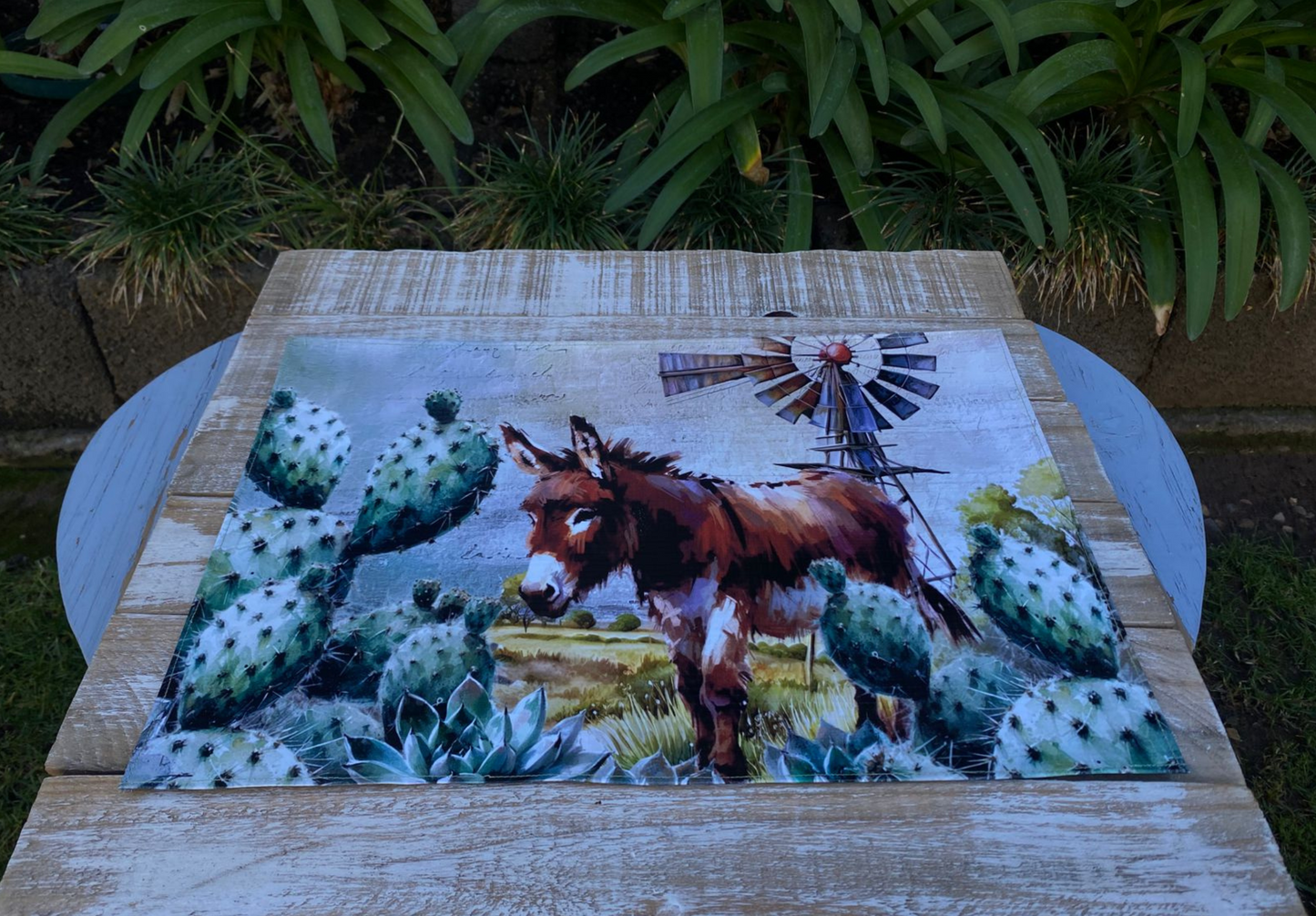 Printed Placemat Donkey