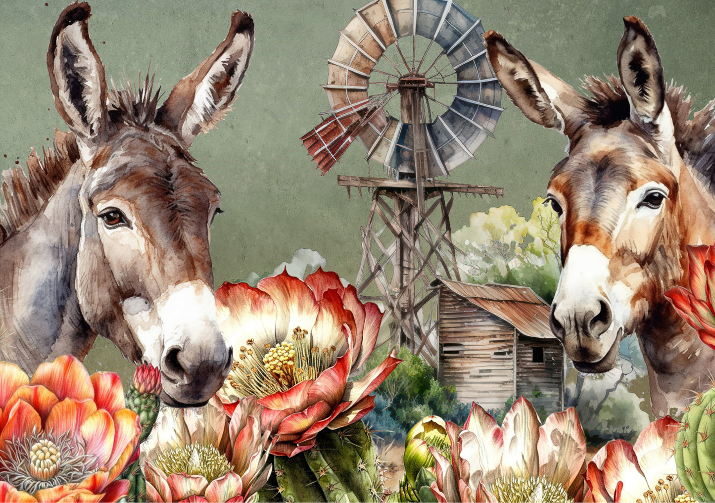 Glass Cutting Board Donkey