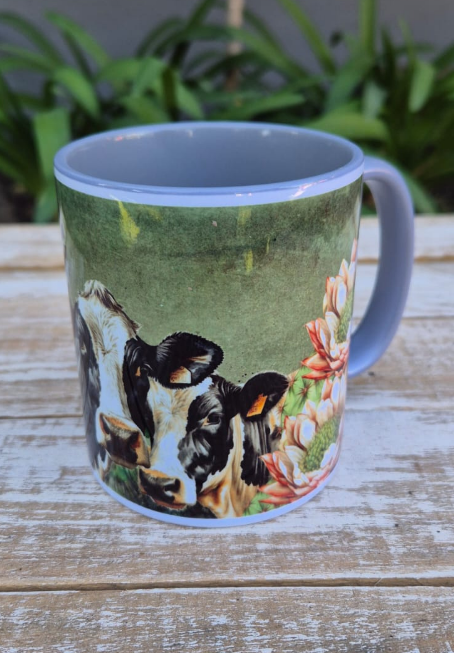 Two Tone Coffee Mug Cows