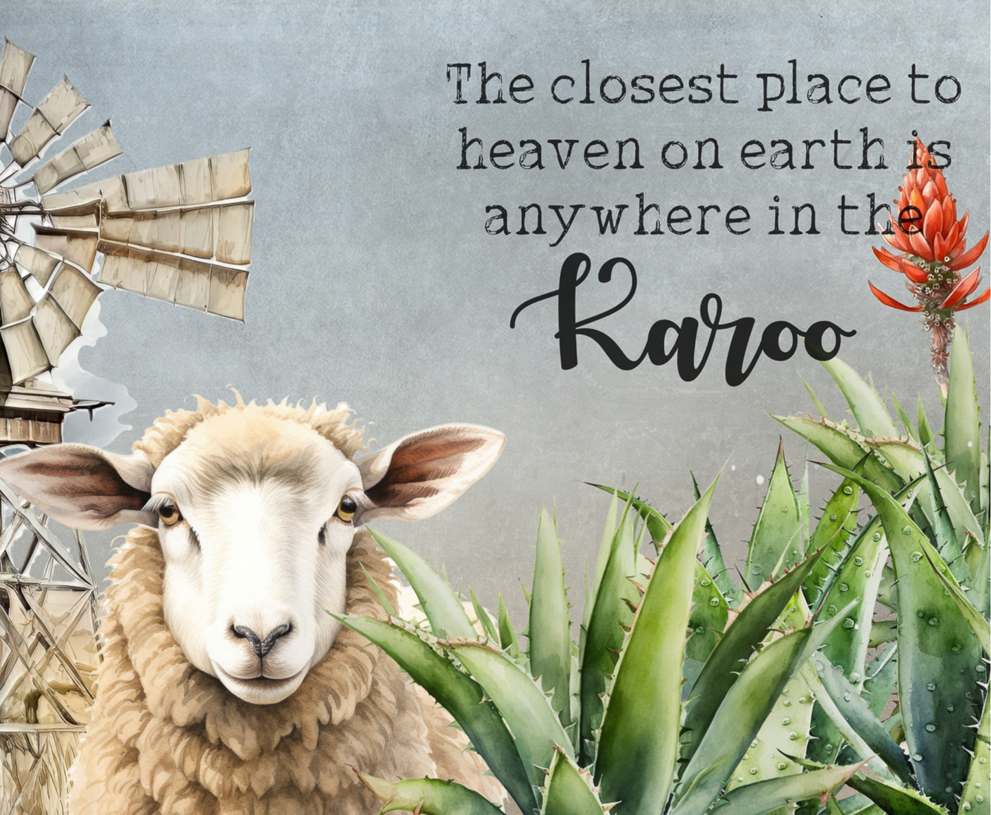 Neoprene Mouse Pad Sheep