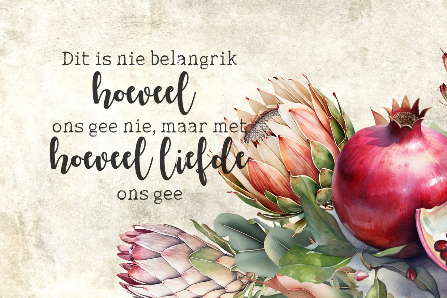 Printed Placemat Pomegranate