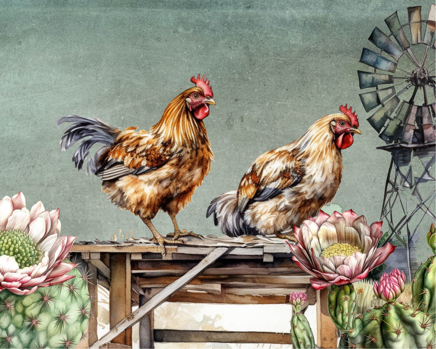 Ceramic Tile Chicken