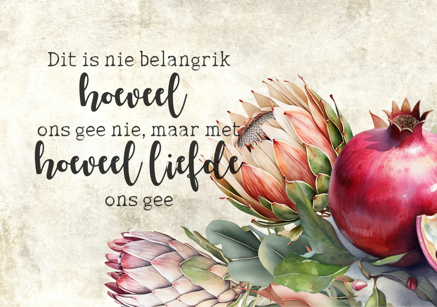 Glass Cutting Board Pomegranate