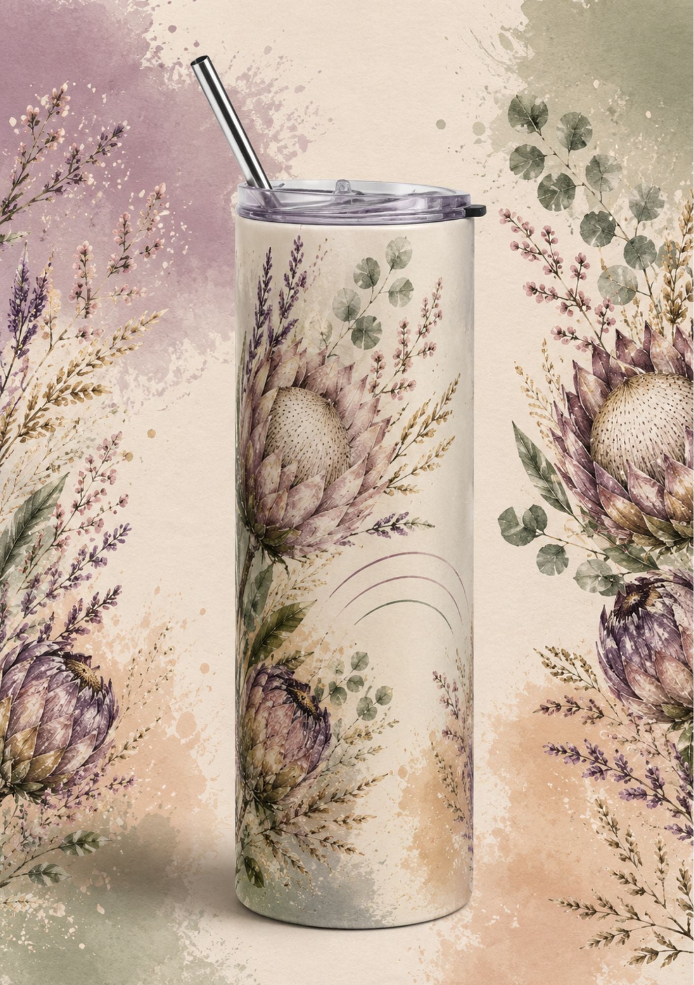 Skinny Tumbler 20oz - Protea