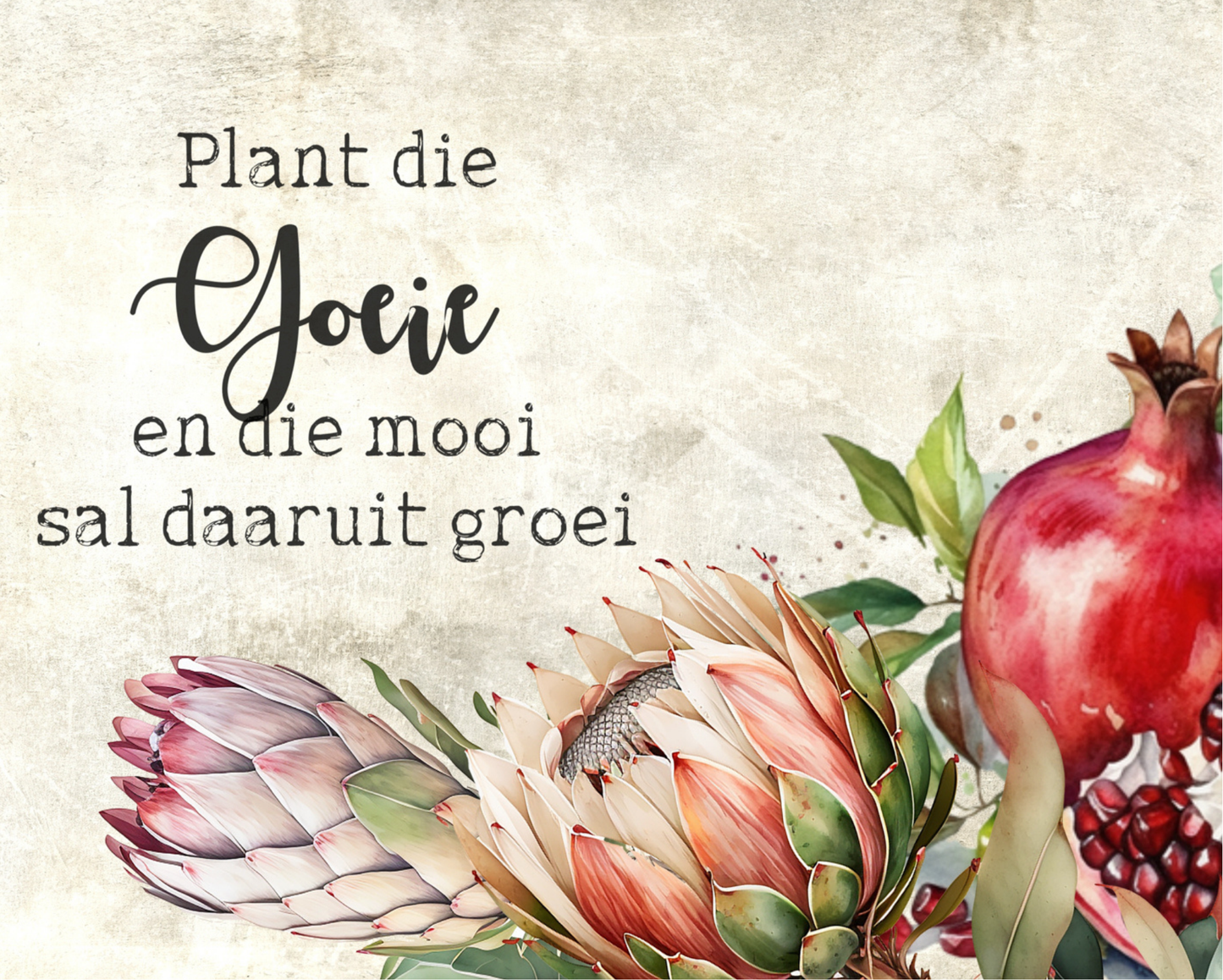 Ceramic Tile Pomegranate