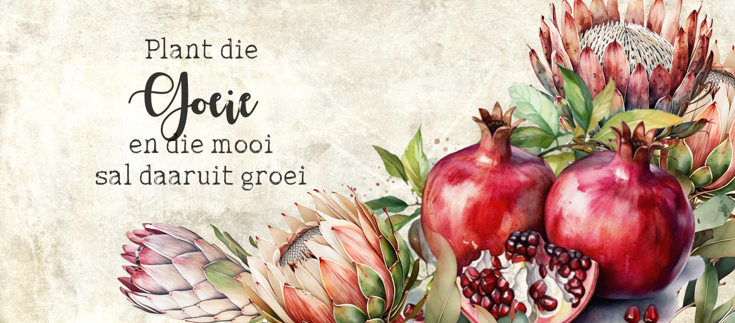 Two Tone Coffee Mug Pomegranate