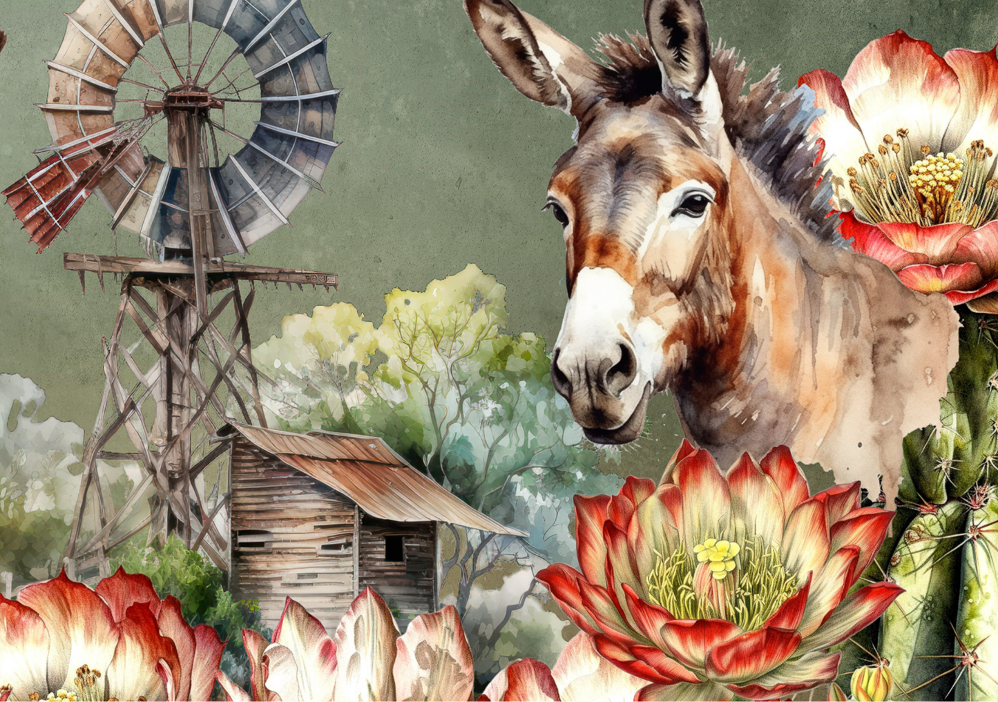 Glass Cutting Board Donkey