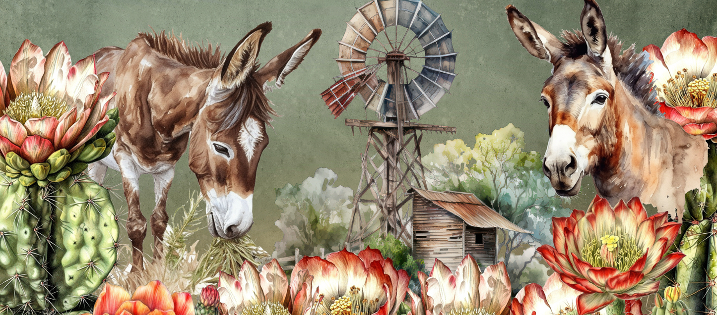 Two Tone Coffee Mug Donkey