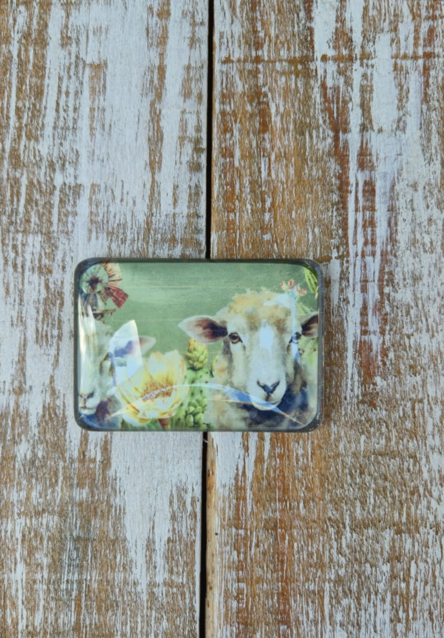 Glass Magnet Sheep