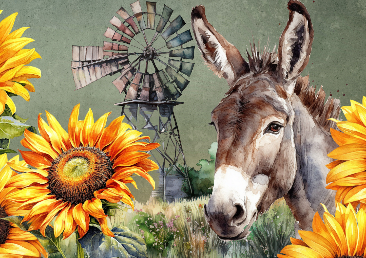 Glass Cutting Board Donkey