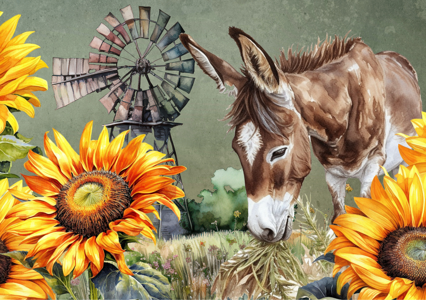 Glass Cutting Board Donkey