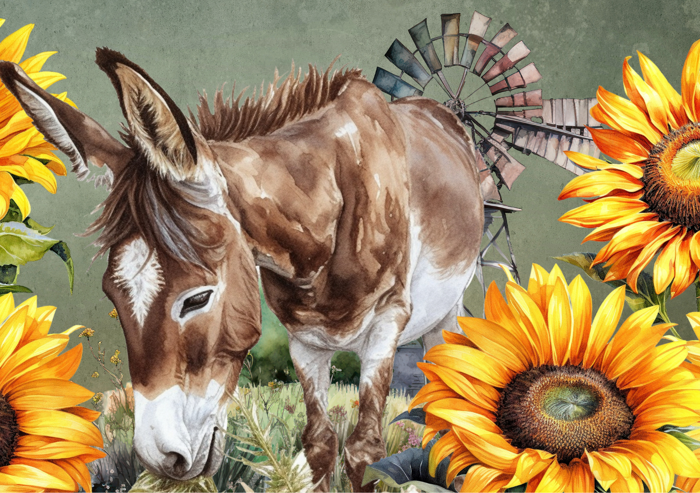 Glass Cutting Board Donkey