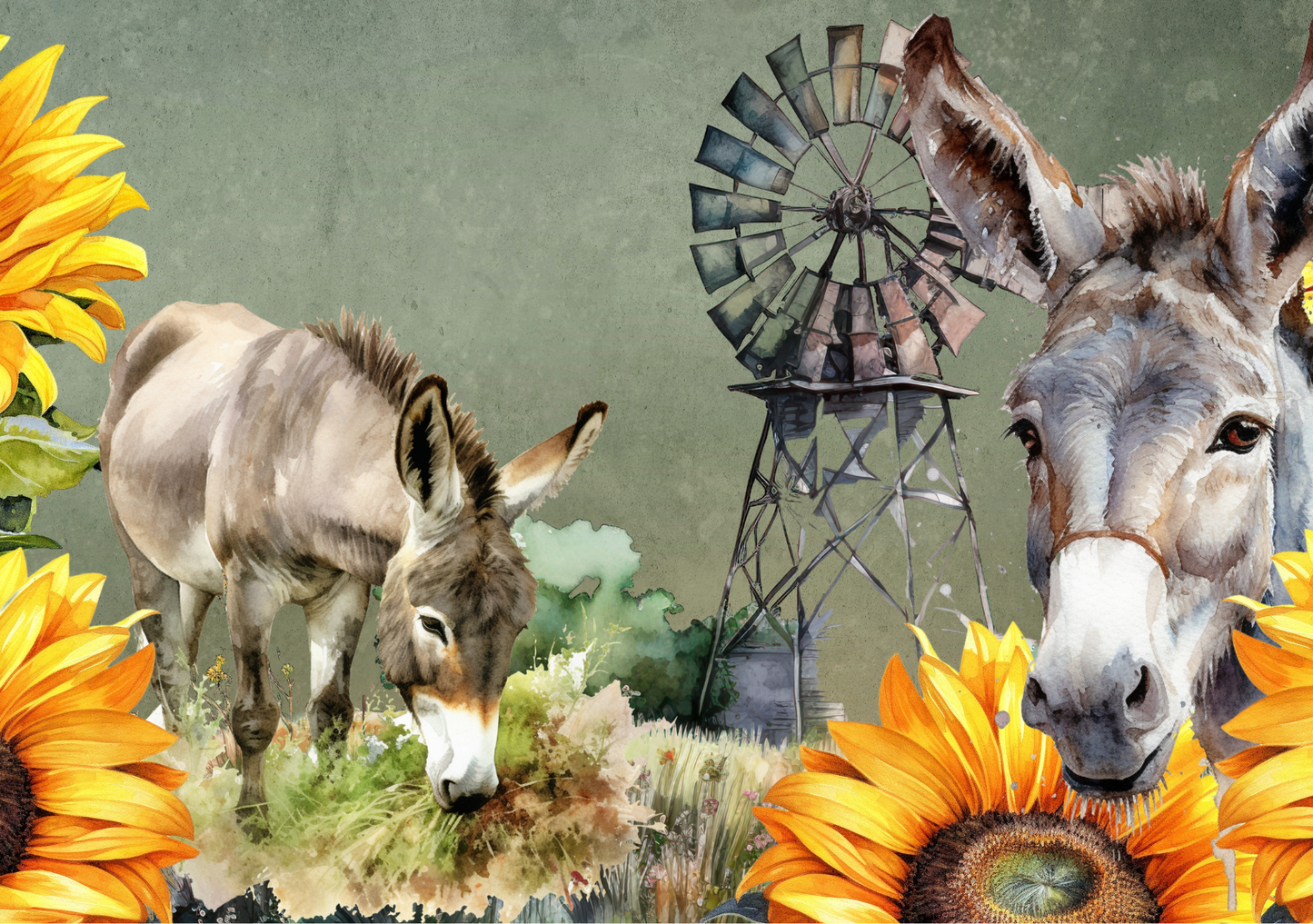 Glass Cutting Board Donkey