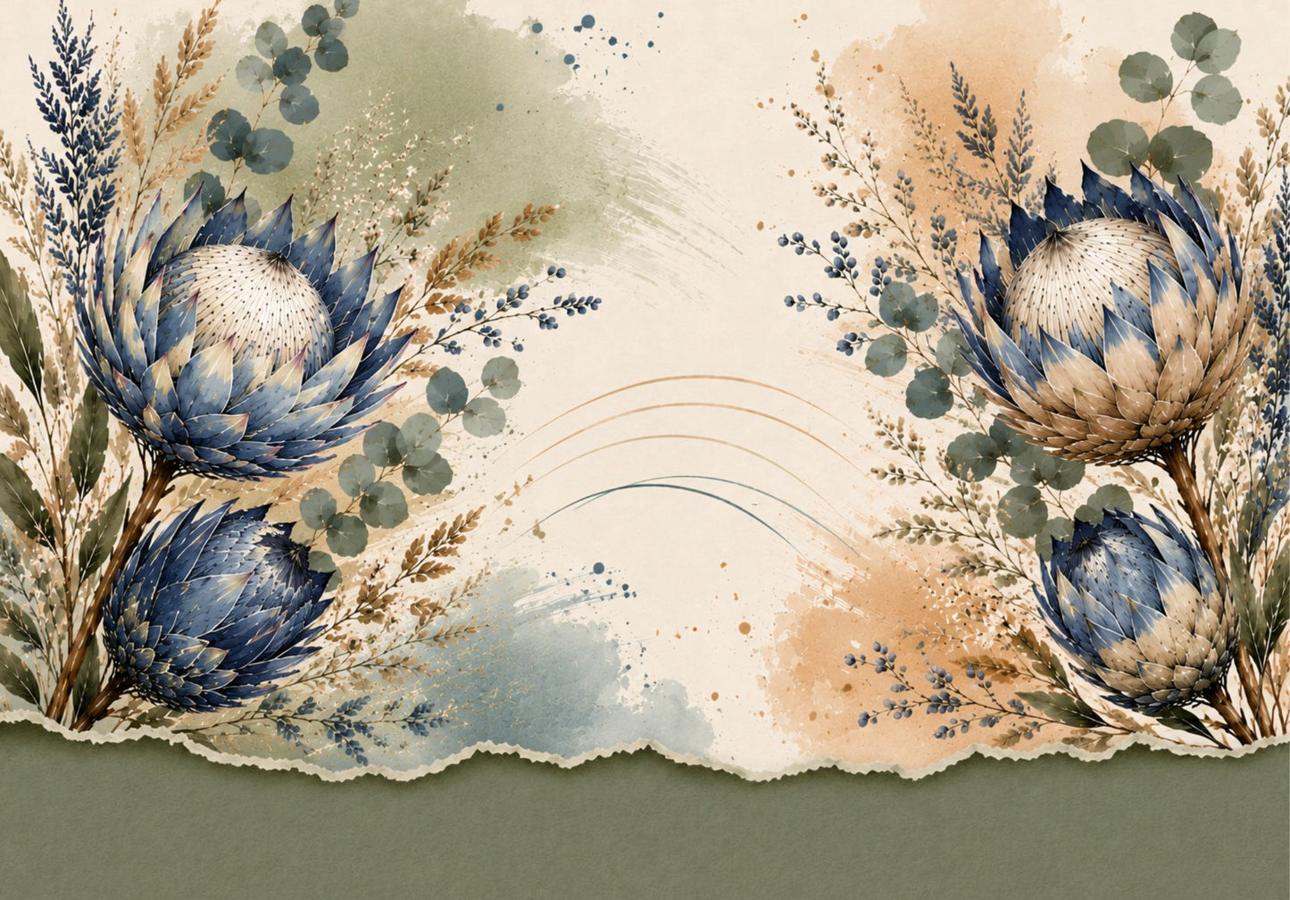 Printed Placemat Protea