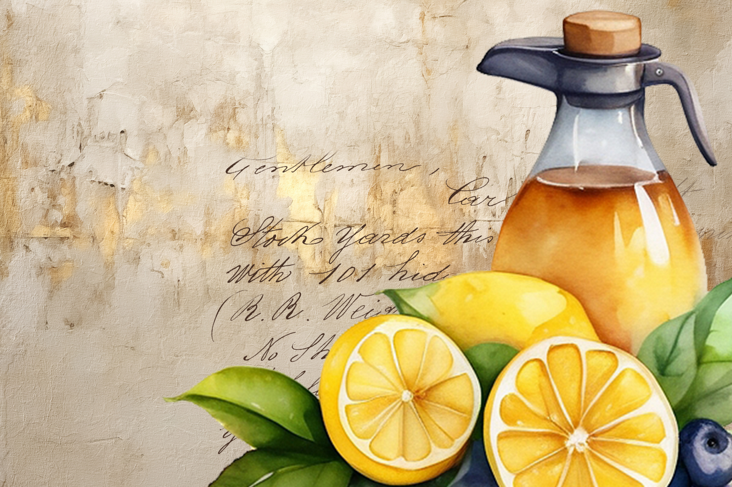 Printed Placemat Lemon