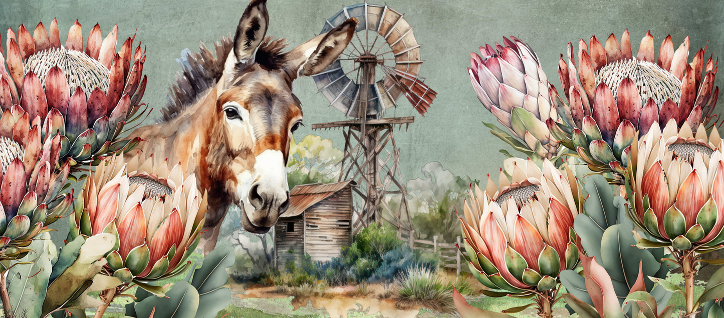 Two Tone Coffee Mug Donkey