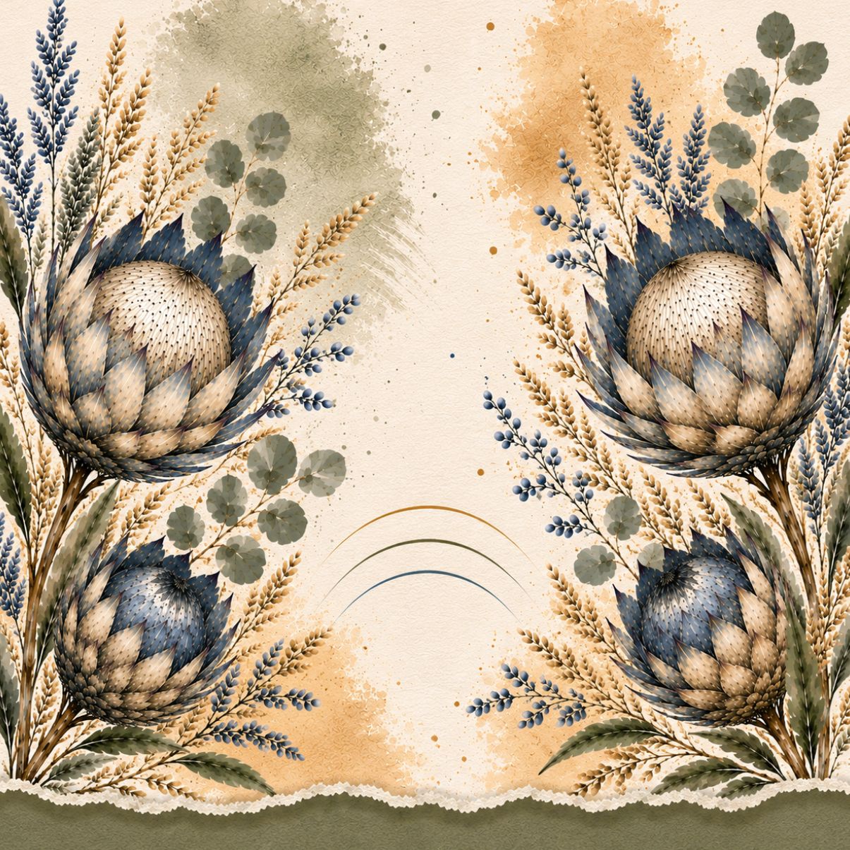Ceramic Tile Protea