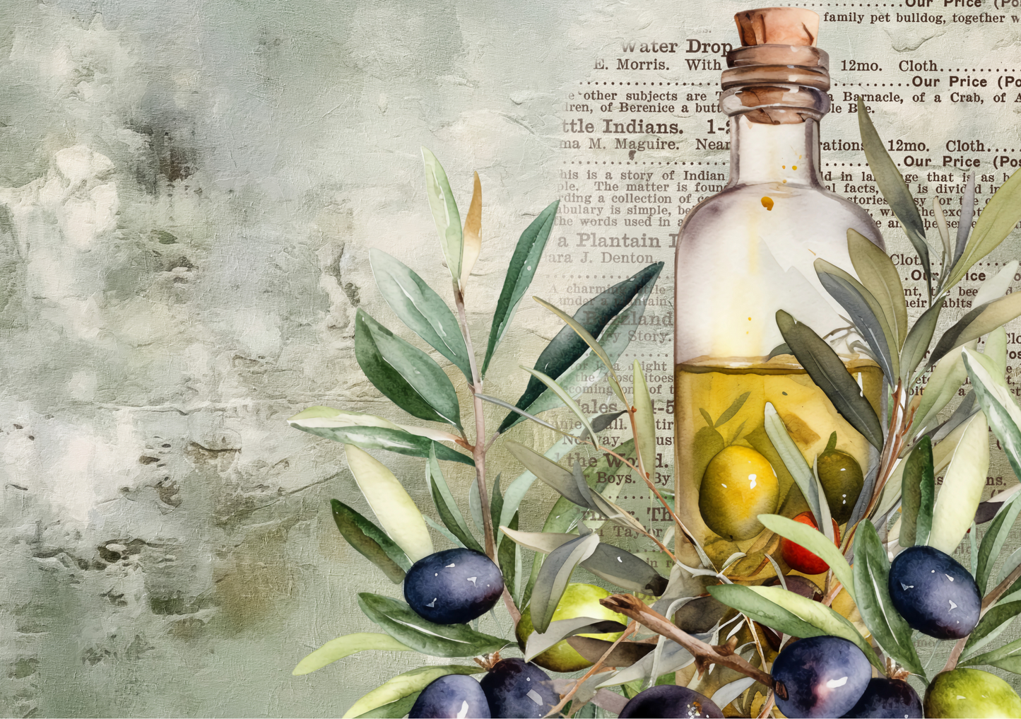 Glass Cutting Board Olives