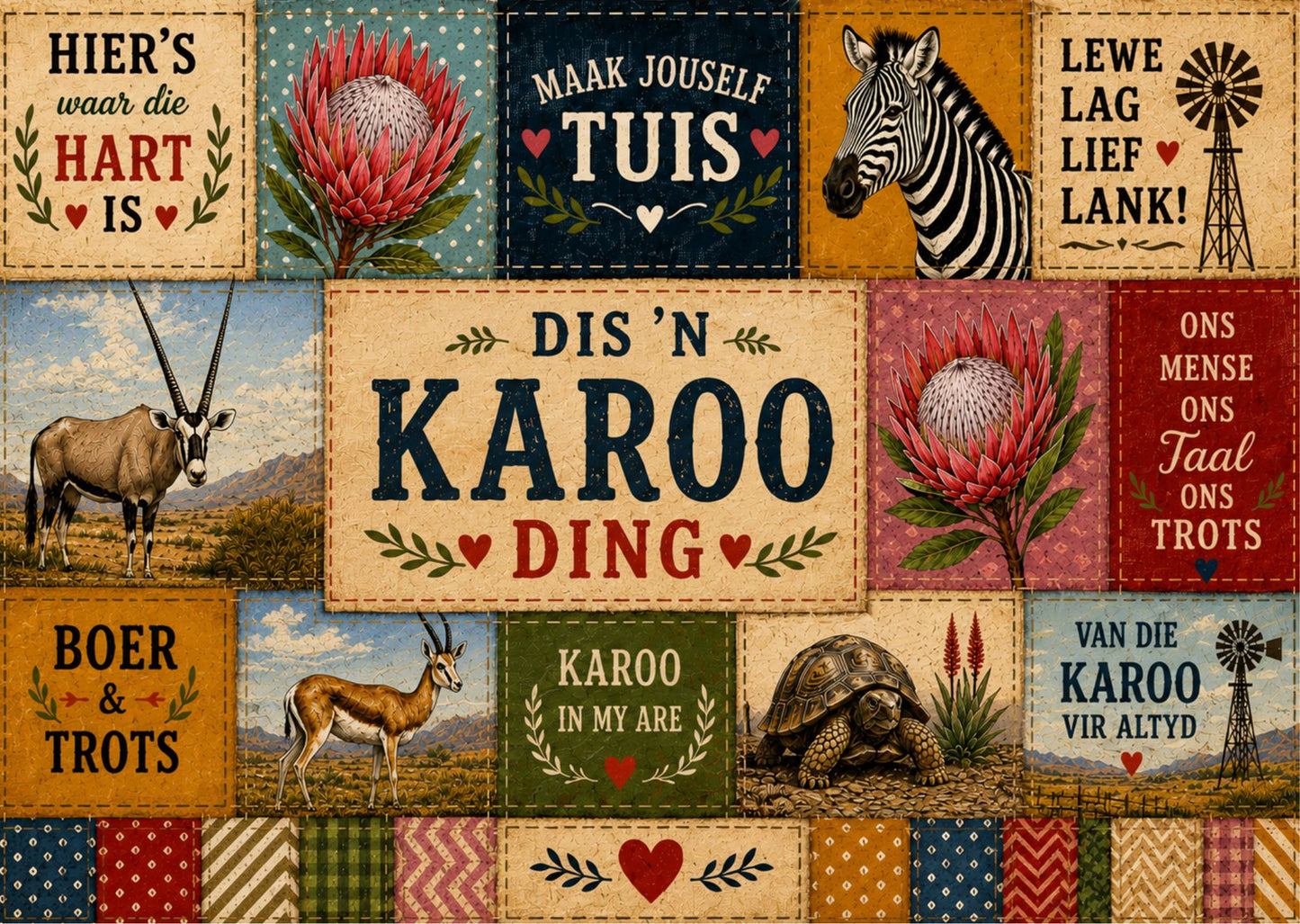 Pot Holder Karoo Patch