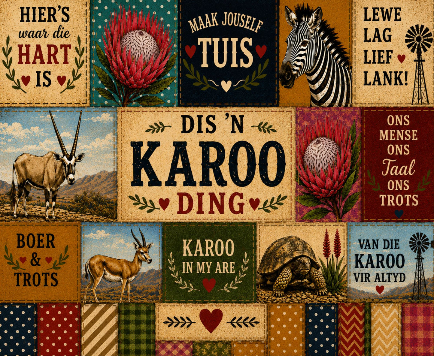 Neoprene Mousepad Karoo Patch
