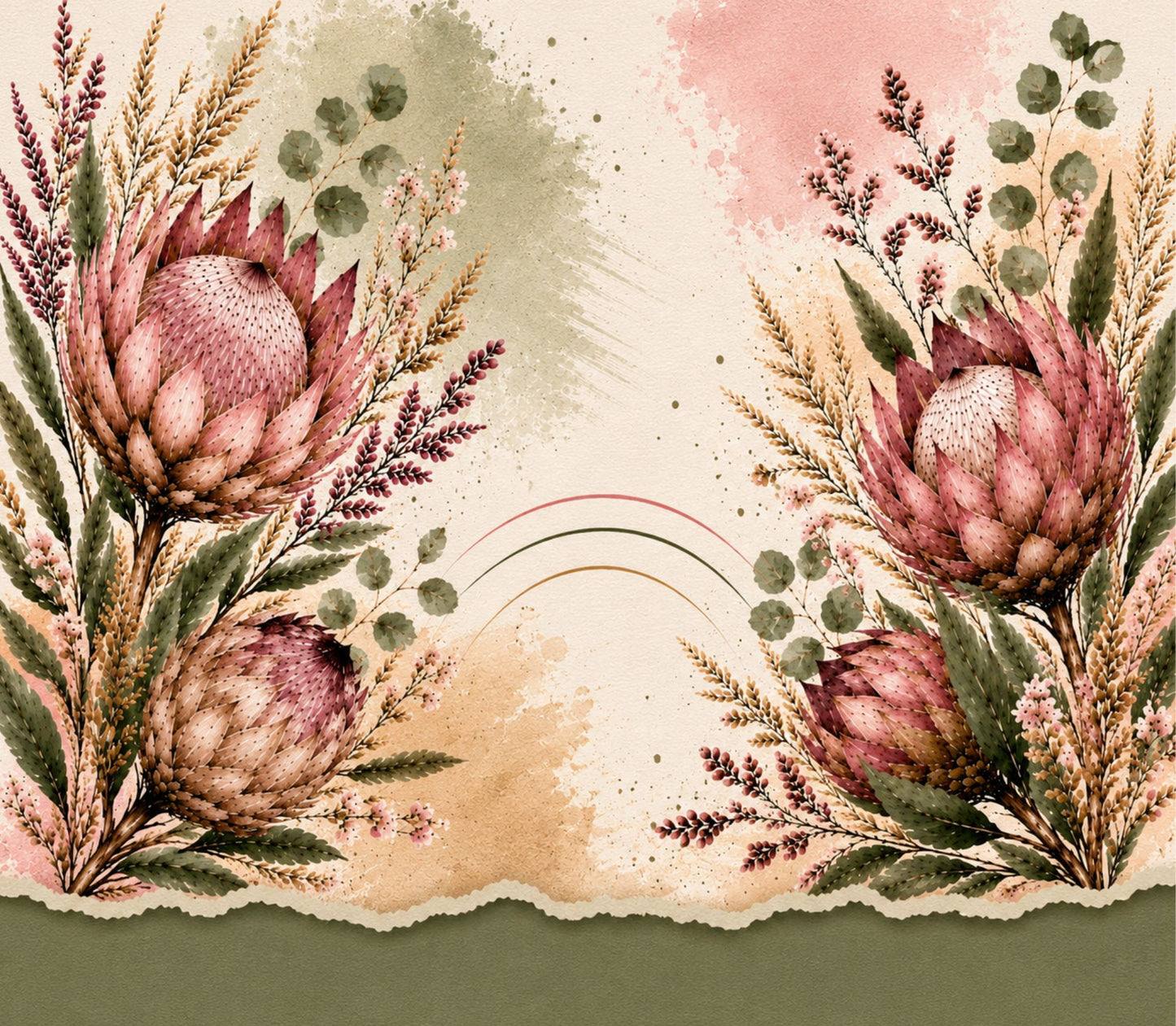 Skinny Tumbler 20oz - Protea