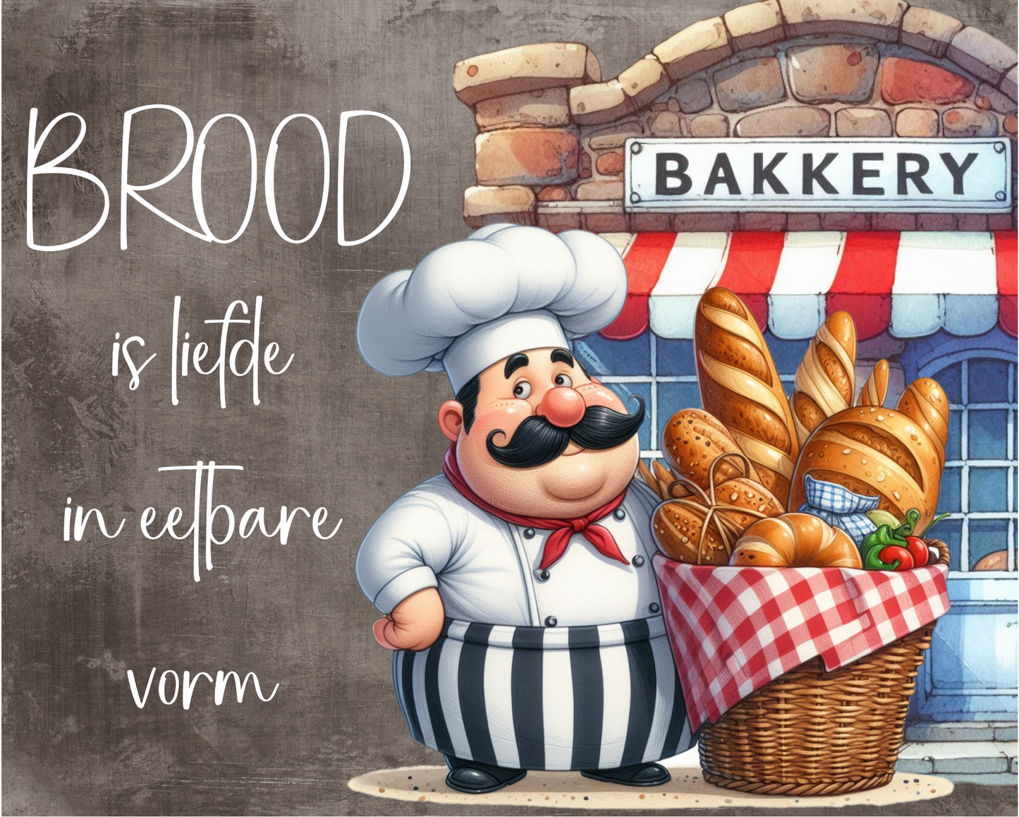 Ceramic Tile Fat Chef