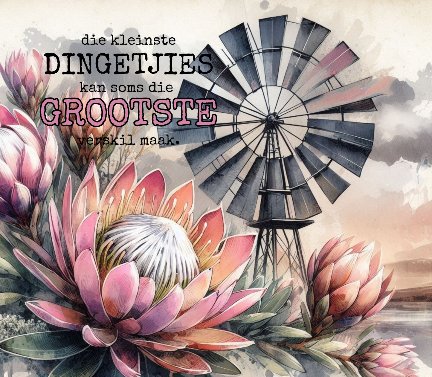 Skinny Tumbler 20oz - Afrikaans