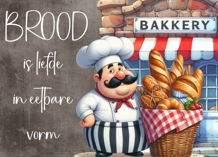 Glass Magnet Fat Chef