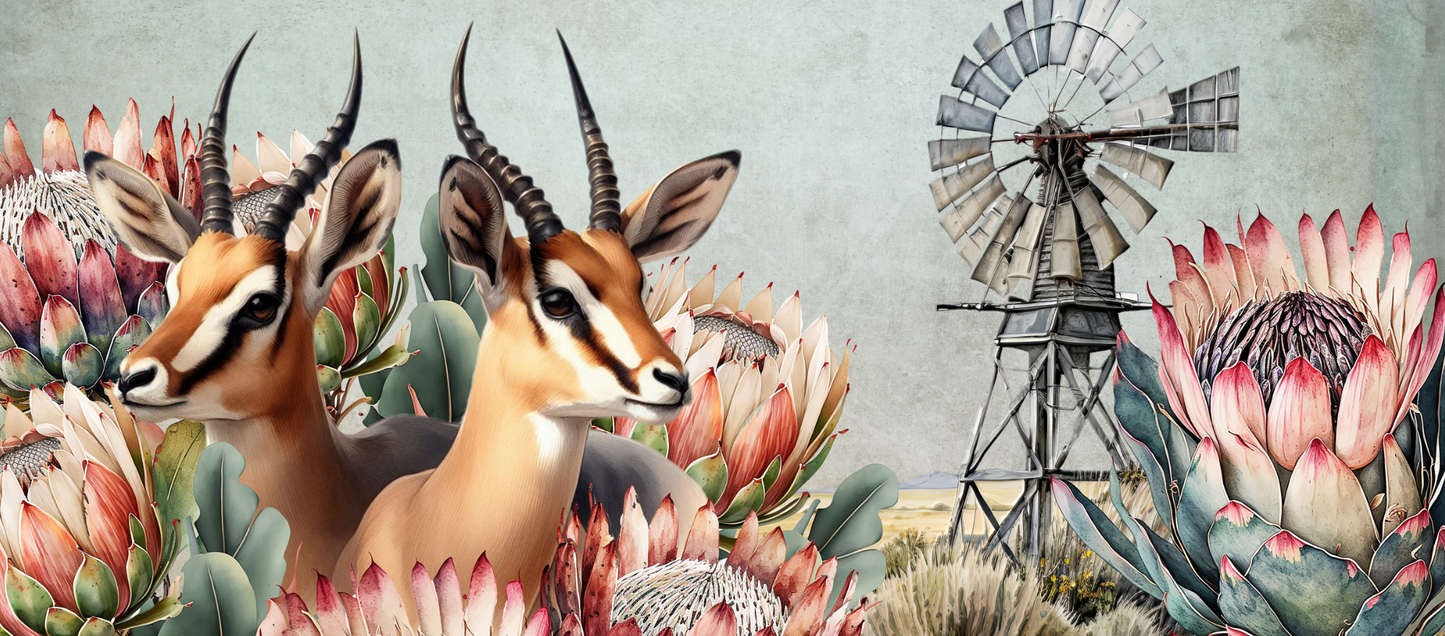 Two Tone Coffee Mug Springbok