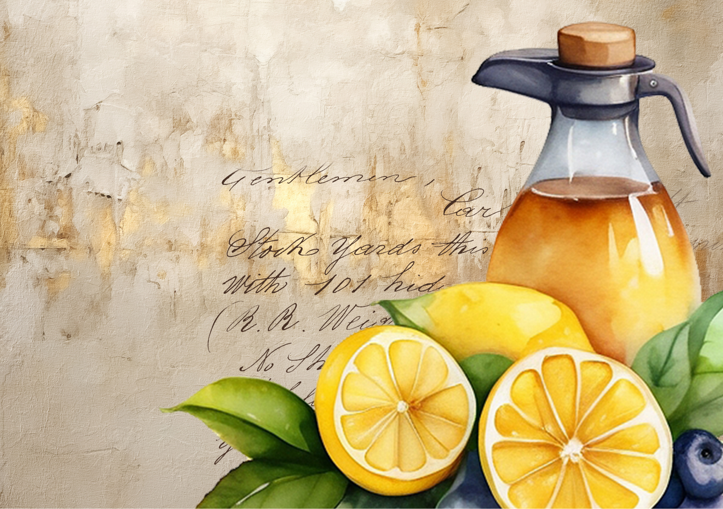 Glass Cutting Board Lemon