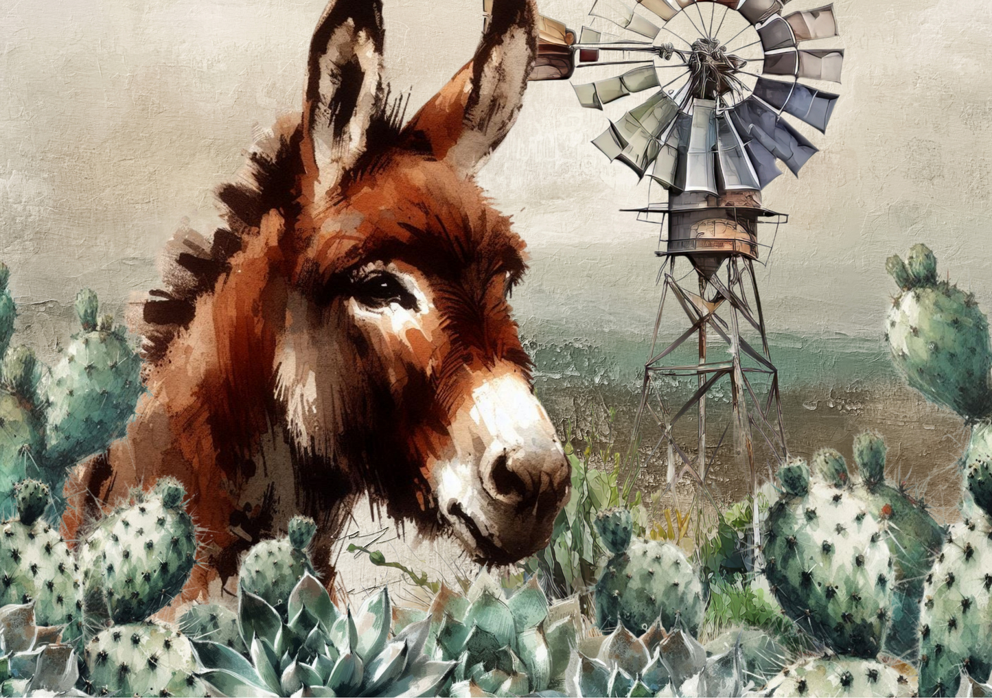 Glass Cutting Board Donkey