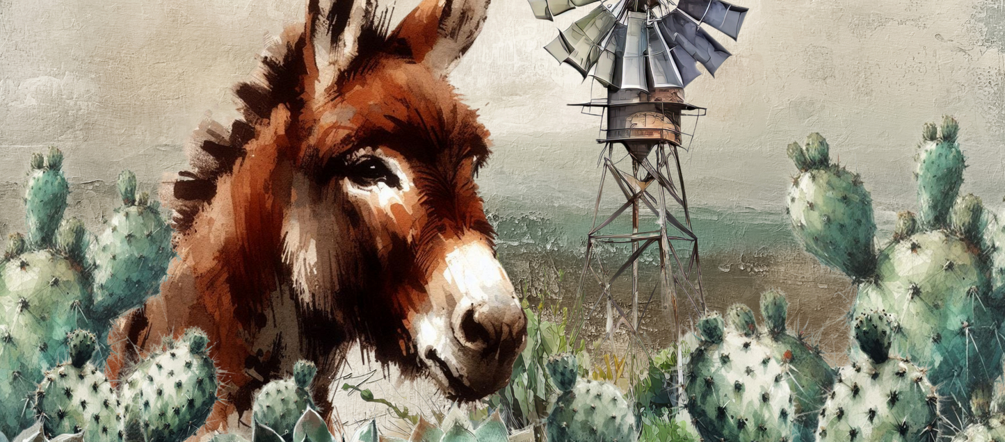 Two Tone Coffee Mug Donkey