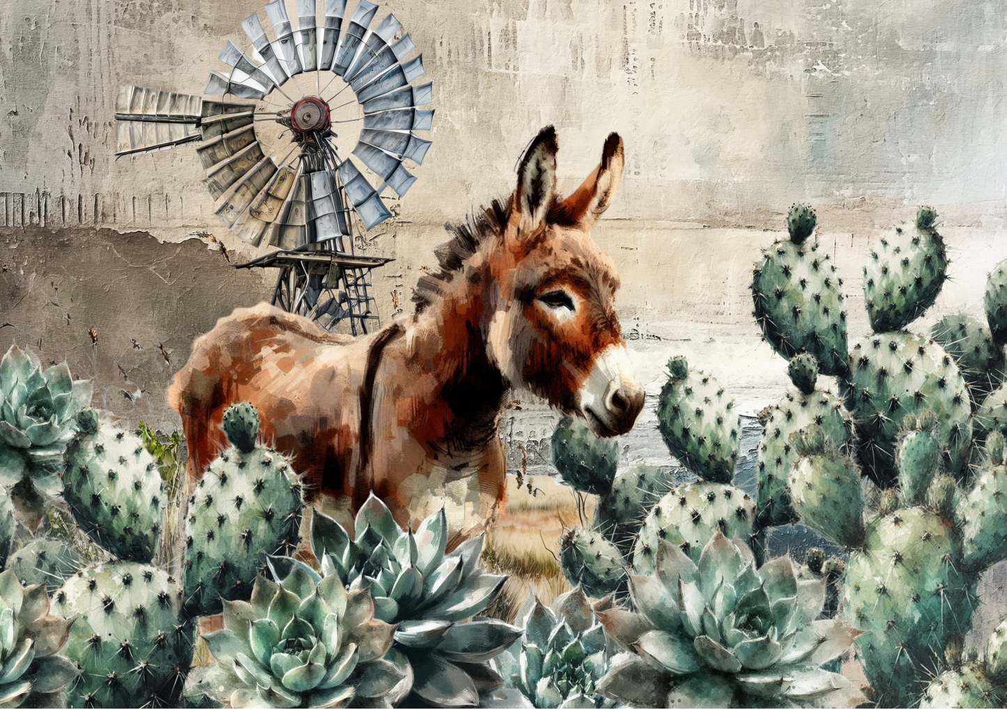 Glass Cutting Board Donkey