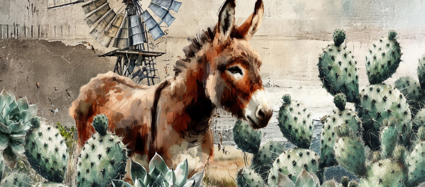 Two Tone Coffee Mug Donkey