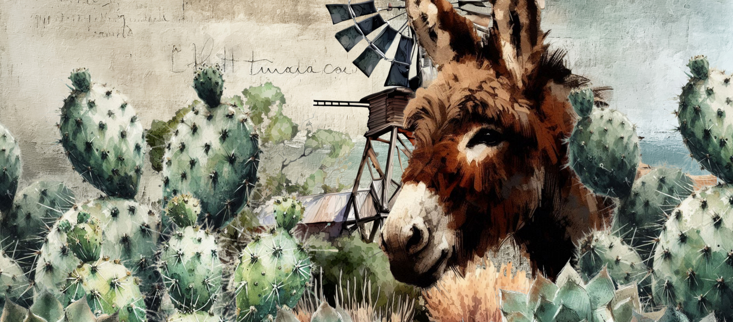 Two Tone Coffee Mug Donkey