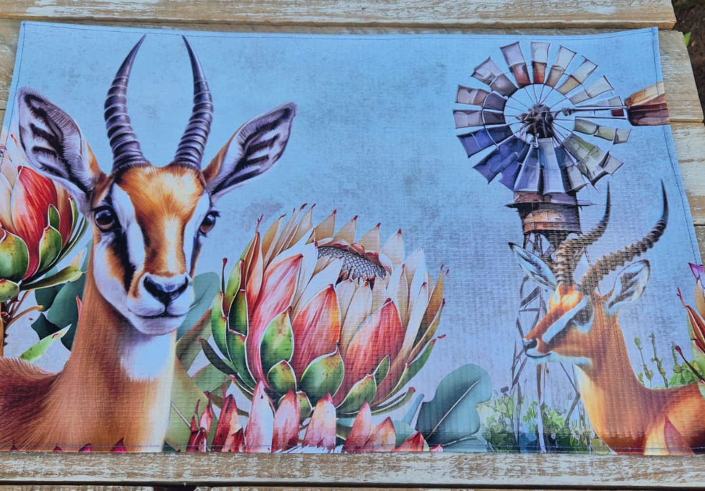 Printed Placemat Springbok