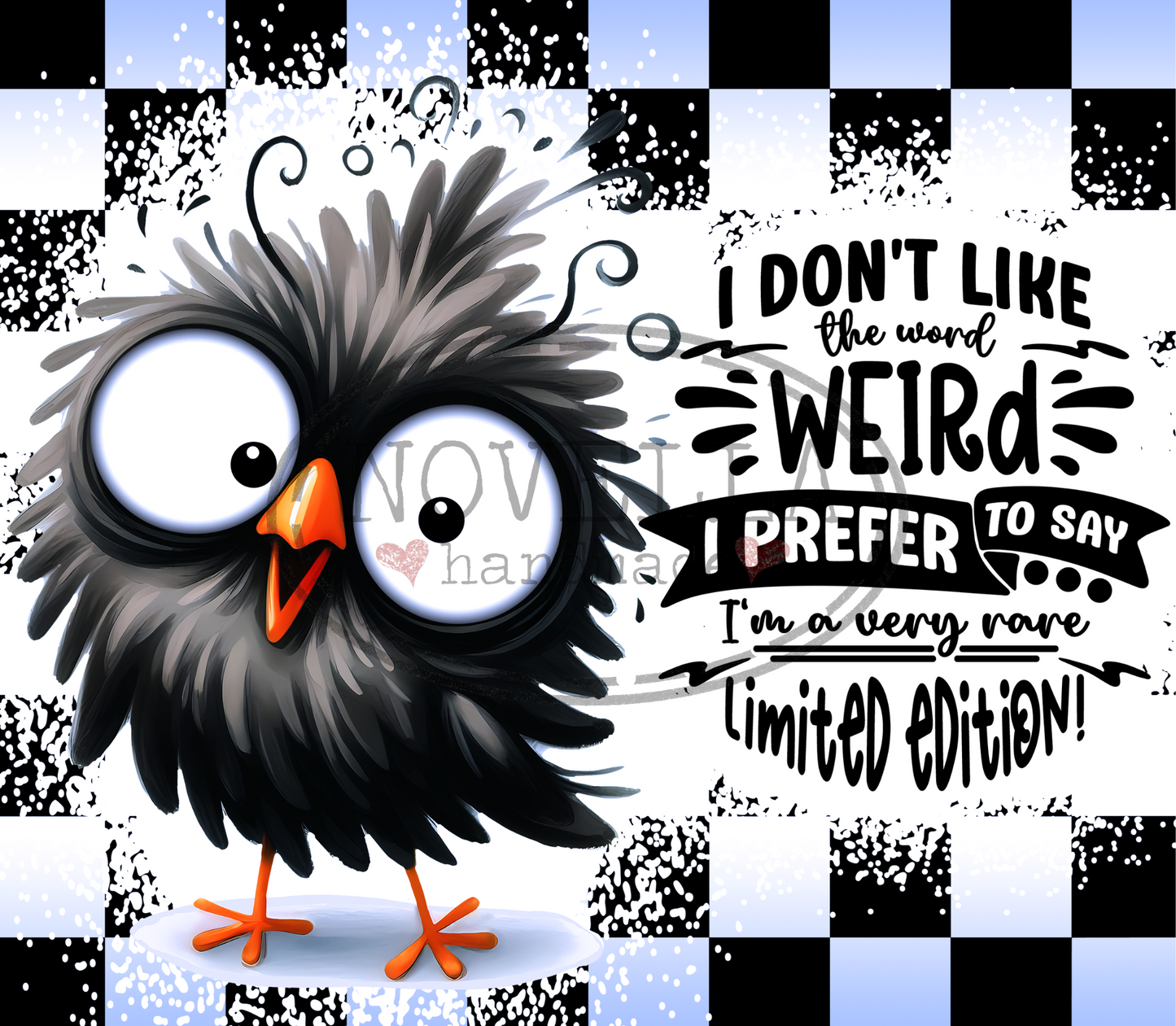 Skinny Tumbler 20oz - Crazy Birds