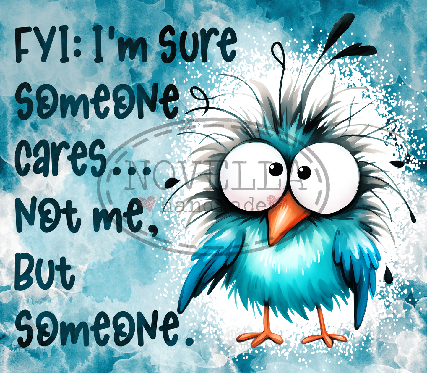 Skinny Tumbler 20oz - Crazy Birds