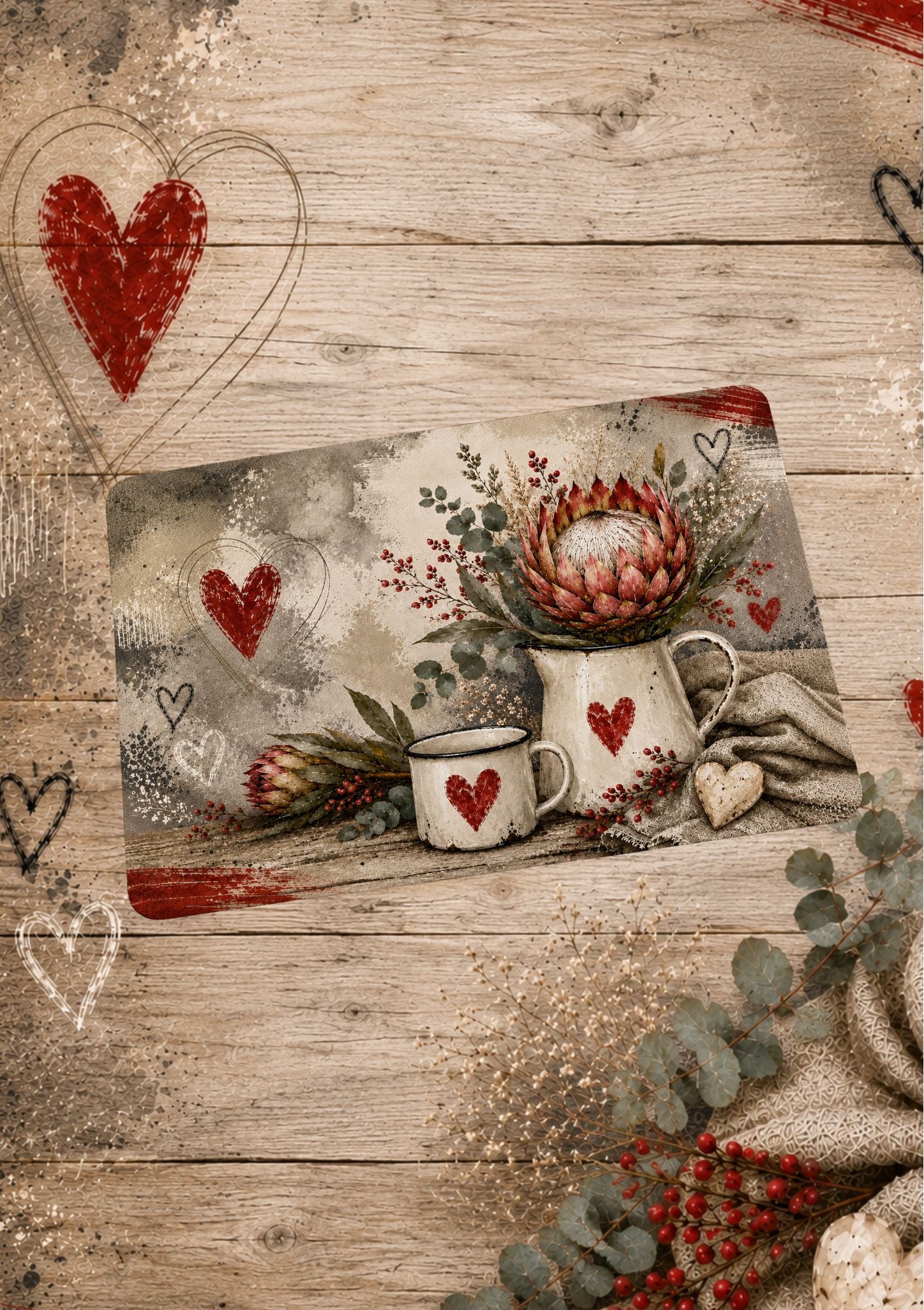 Printed Placemat Enamel