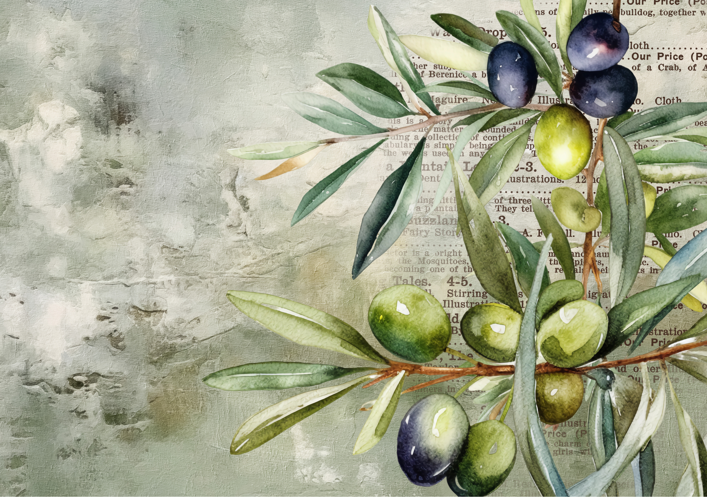 Glass Cutting Board Olives
