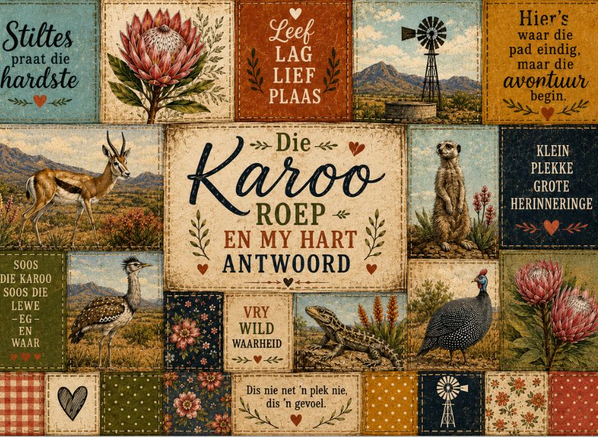 MDF Keyring Karoo Patch