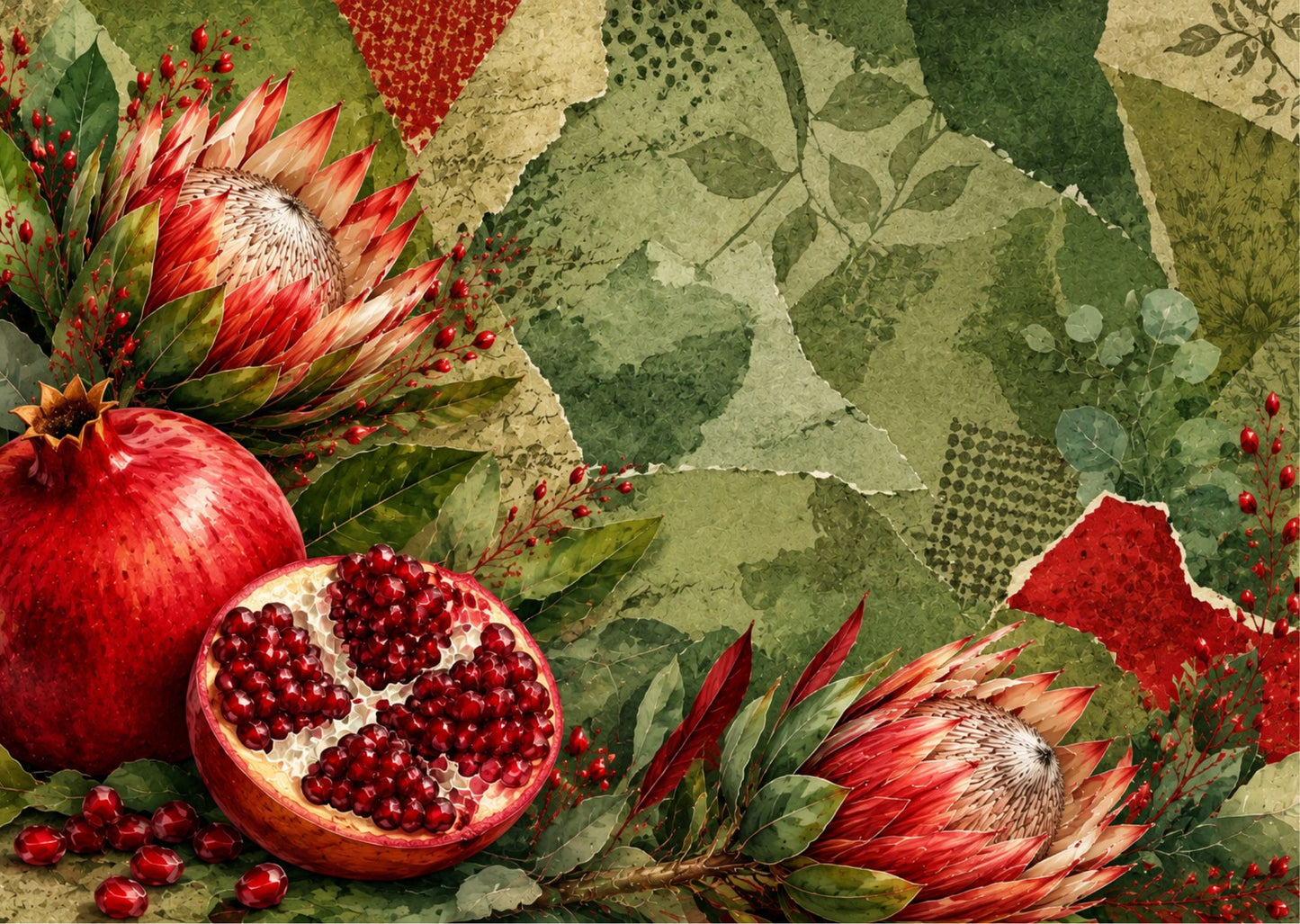 Pot Holder Pomegranate
