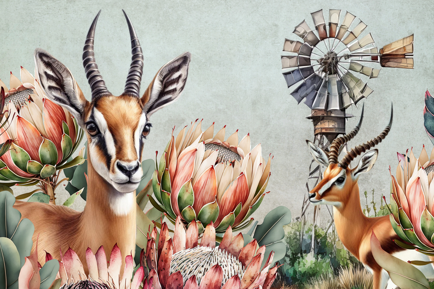 Printed Placemat Springbok
