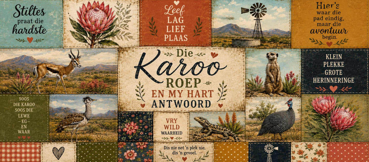 Two Tone Coffee Mug Karoo Patch