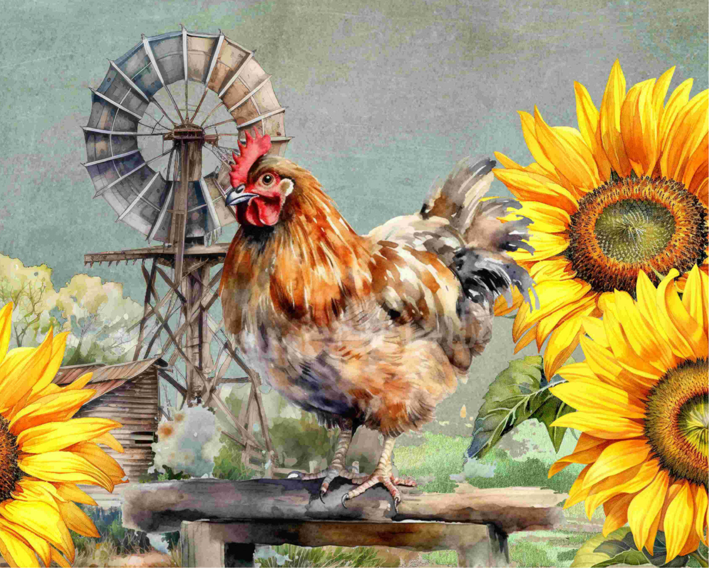 Ceramic Tile Chicken